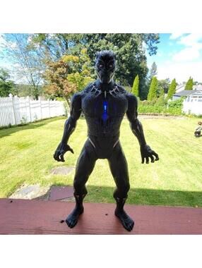 Marvel 13 Inch Black Panther Action Figure with Sounds & Lights Up